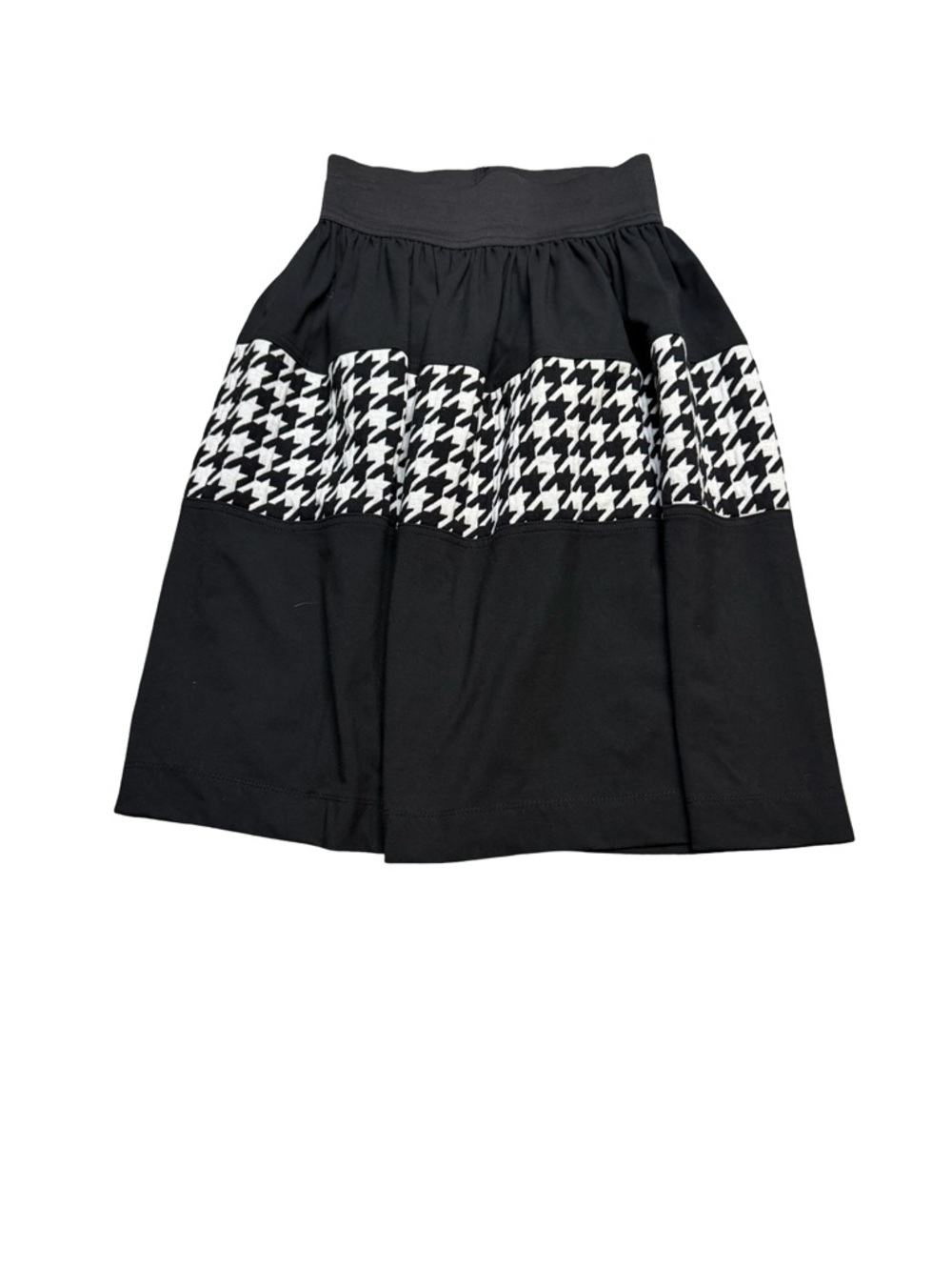 ✨ PAOLA POGGI Italy Houndstooth‎ Skirt Size 34 ✨ - Picture 2 of 6
